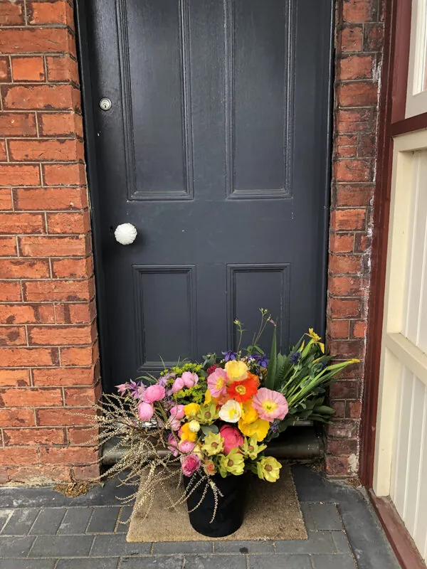Bucket of Autumn flowers - Image 6