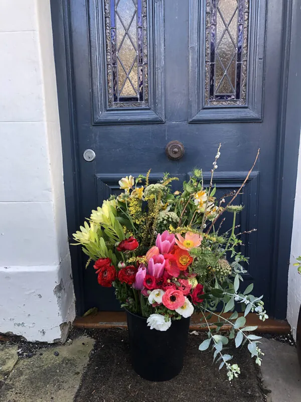 Bucket of Autumn flowers - Image 5