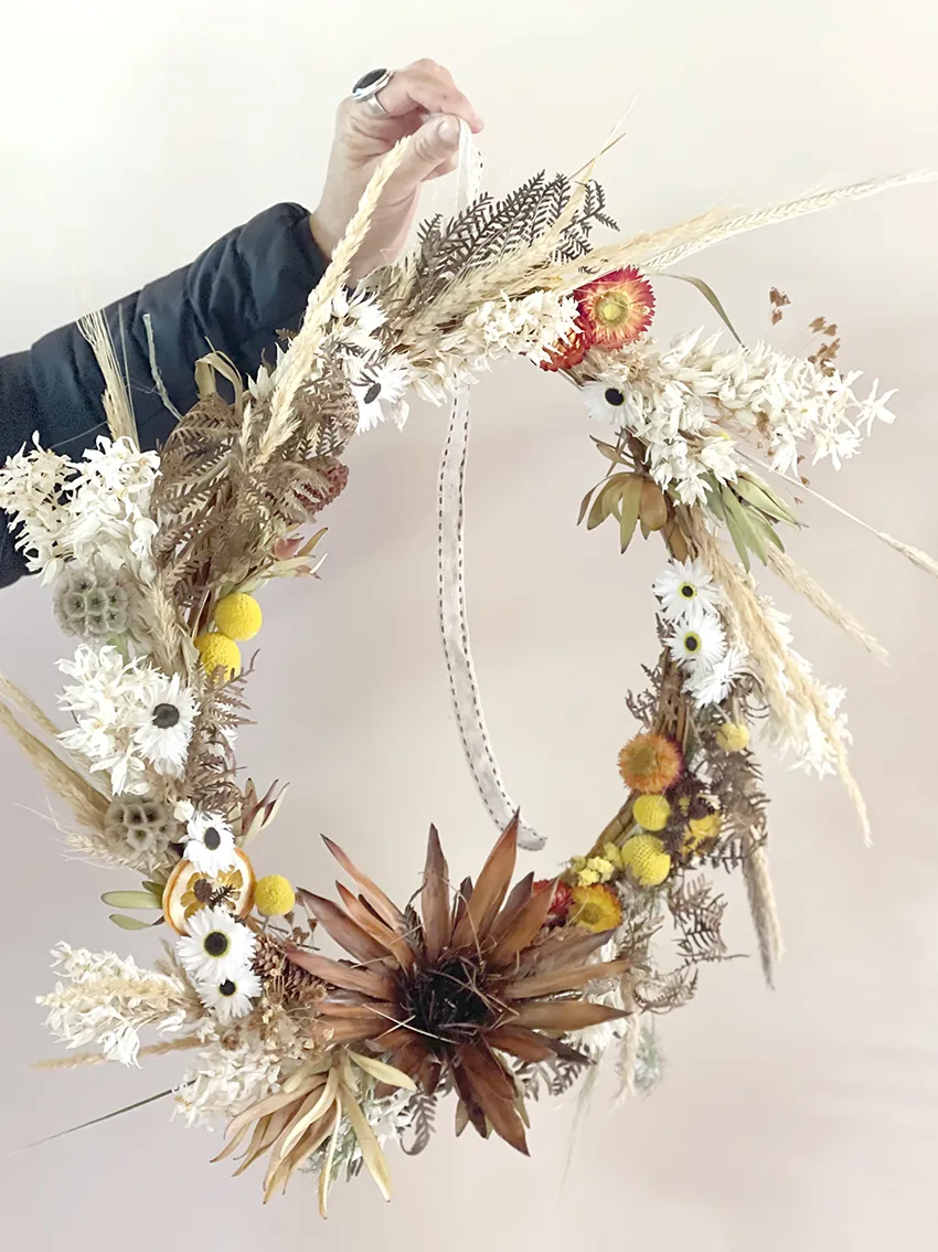 Christmas wreath workshop at our flower farm 2025 - Image 13