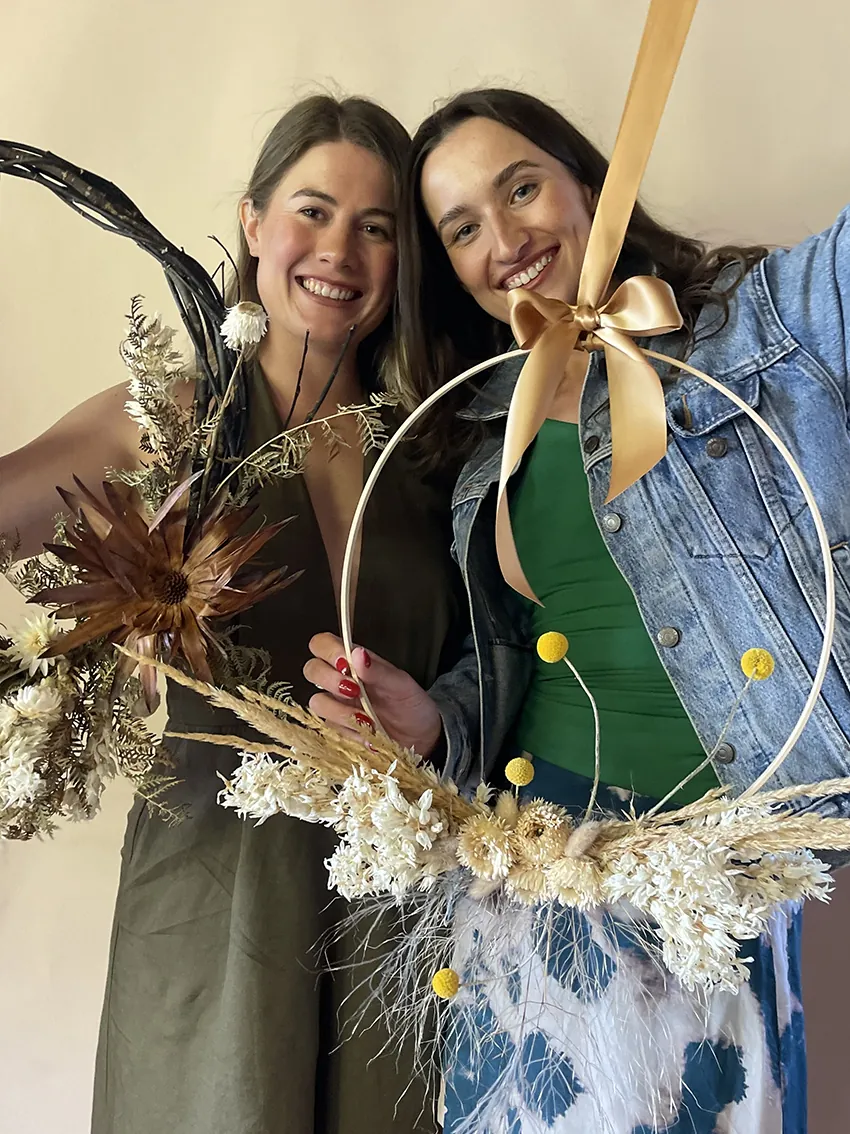 Christmas wreath workshop at our flower farm 2025 - Image 9