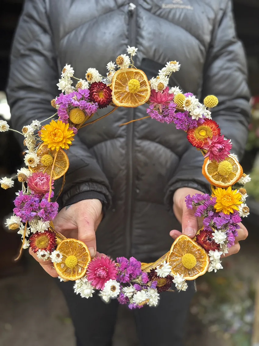 Dried flower make-it-yourself wreath kits - Image 8